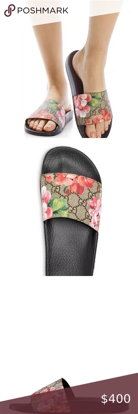 GG Blooms Supreme Floral Slide Sandal Fashion Sandals Slide Sandals