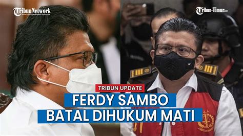 Mahkamah Agung Anulir Vonis Mati Ferdy Sambo Diganti Penjara Seumur