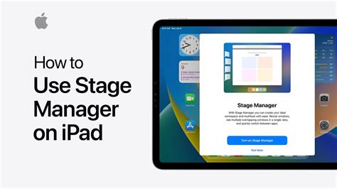 How To Use Stage Manager On IPad Apple Support YouTube