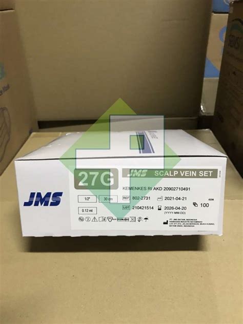 Promo Wing Needle JMS Scalp Vein Set Jarum Kupu Kupu 23 25 27G Isi