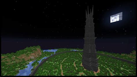 Minecraft Isengard Tower Lotr Timelapse Youtube