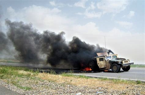 Ied Humvee Iraq Troops Marine General