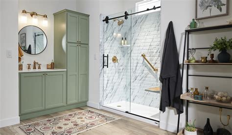 Calcutta Azure Transitional Bathroom Design Re Bath®