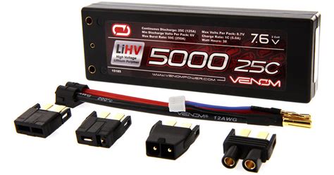 Venom Group 5 000mAh Hard Case High Voltage LiPo Battery 15185