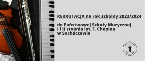 Ogłoszenie o rekrutacji na rok szkolny 2023 2024 Państwowa Szkoła