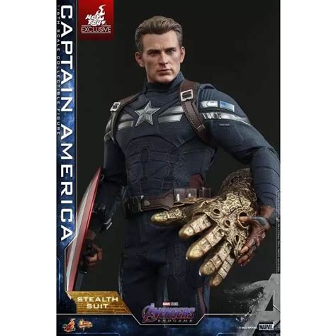 Hot Toys Avengers Endgame Captain America Stealth Suit Scale Collectible Figure MMS