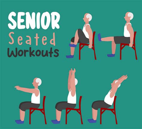 20 Best Printable Chair Exercises For Seniors PDF For Free At