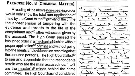 8 Legal Dictation 100 WPM Judgement Dictation 100 Wpm Ahc Steno High