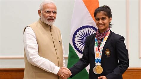 Paris Olympics 2024 President Pm Modi Congratulate Manu Bhaker For