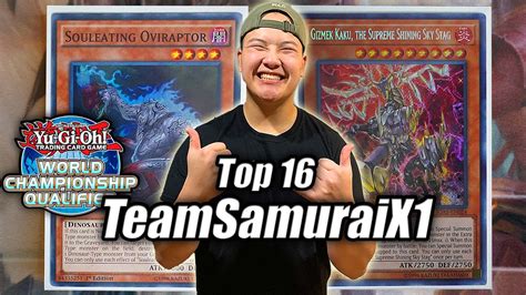 Yu Gi Oh Top Regional Teamsamuraix New Dinosaur Deck Profile