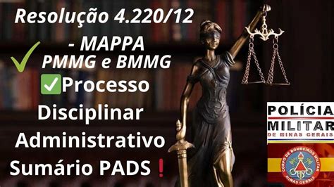 Mappa Pm Bm Processo Administrativo Disciplinar Sum Rio Pads Em Udio