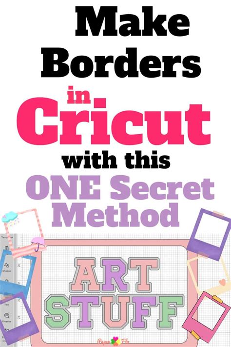 The One Easy Way To Make A Border In Cricut Design Space