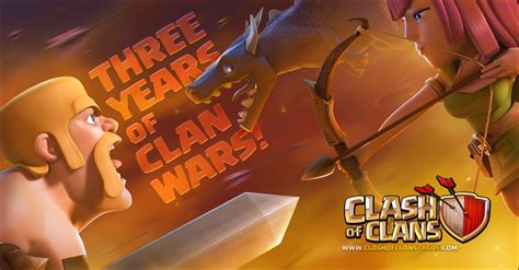 Três anos de Guerras de Clãs Clash of Clans Dicas