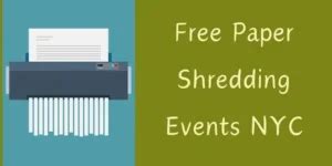 Free Paper Shredding Events Near Me 2024 Shred Documents