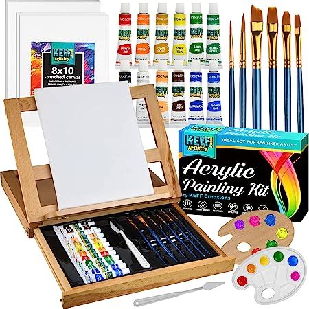 Amazon Keff Creations Acrylic Paint Set Piece Professional