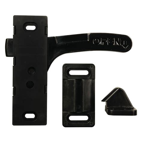 Jr Products® 06 11865 Black Bi Directional Latch For Screen Doors