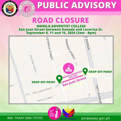 Pasay LGU To Implement Road Closure For Bar Examination