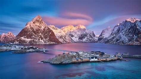 Fondos De Pantalla X Noruega Monta As Isla Puentes Amaneceres Y