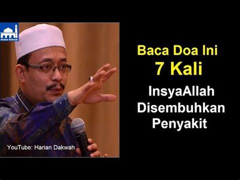 Baca Doa Ini 7 Kali InsyaAllah Disembuhkan Penyakit YouTube Doa