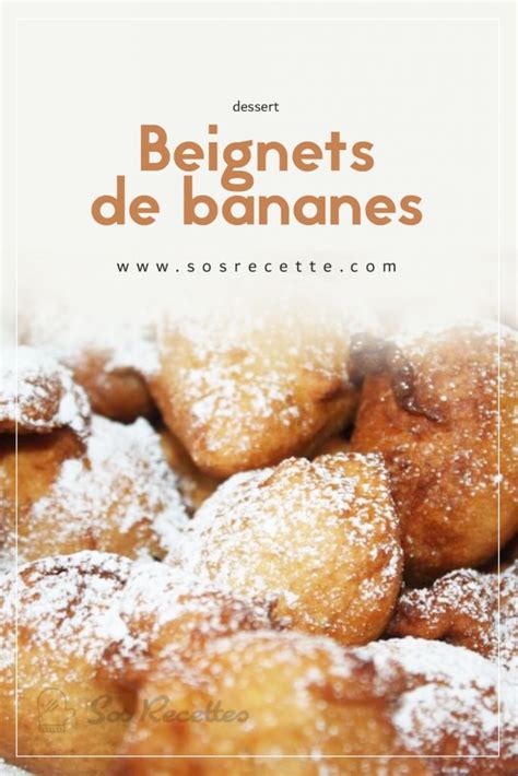 Beignets De Bananes Sos Recette