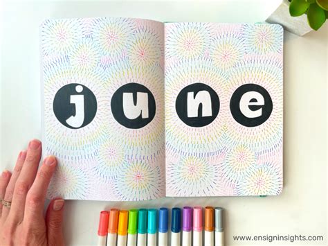 June Hand Lettering Challenge To Have A Lovely Summer Ensign Insights