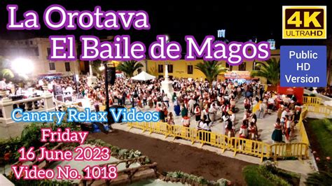 La Orotava El Baile De Magos Festival Tenerife Canary Islands