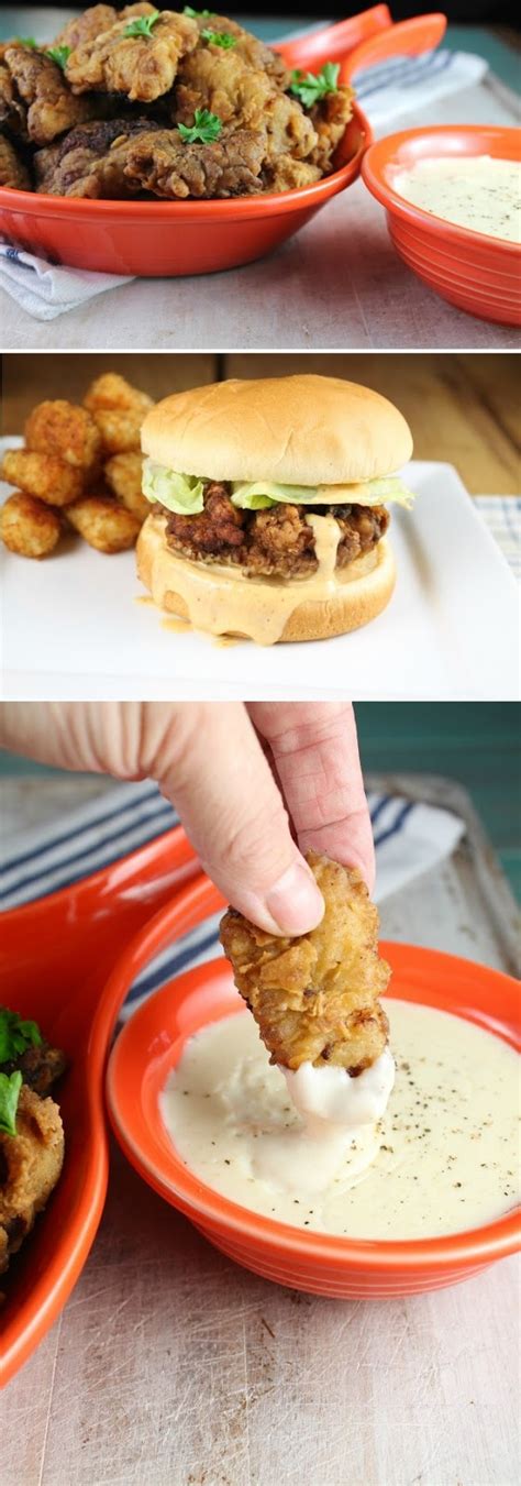 Chicken Fried Steak Bites With Country Gravy Food Drink