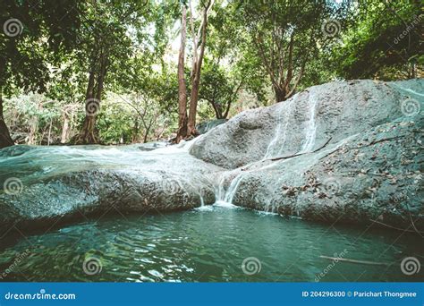 Amazing Nature Landscape Waterfall Waterfall In Tropical Forest Wang