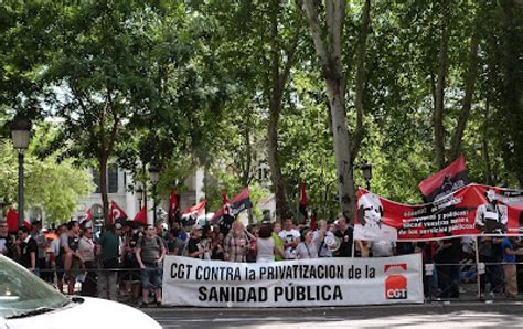 Cgt Apoya La Huelga En Sanidad Cgt Confederal