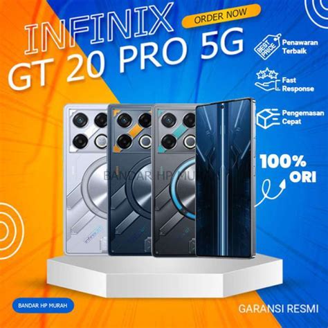 Promo Infinix Gt 20 Pro 5g Nfc Up To 24gb Extended Ram Dimensity 8200 Ultimate Amoled Fhd 144hz