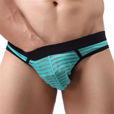 Culotte Slip Homme Sexy Mens Hollow Breathe Underwear Briefs Bulge