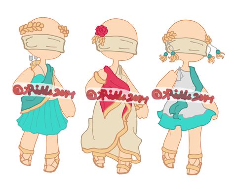 Greek Adoptable Outfits - CLOSED by Kais-Adoptables on DeviantArt