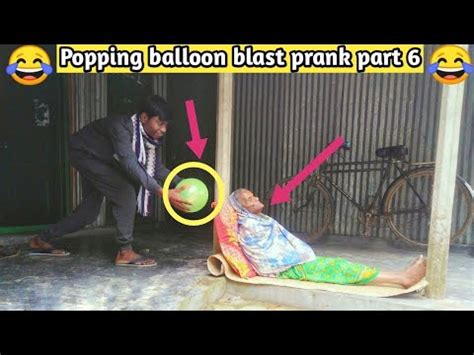 Update Popping Balloon Blast Prank Old Lady Reaction Public Part 6