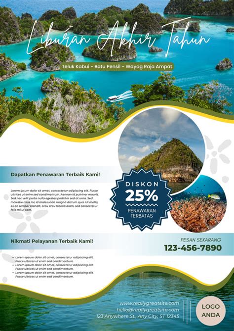 Halaman 3 Gratis Contoh Poster Wisata Online Keren Canva