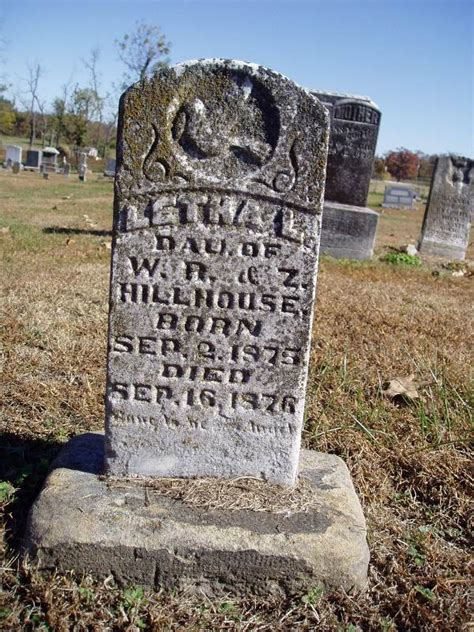 Letha L Hillhouse M Morial Find A Grave