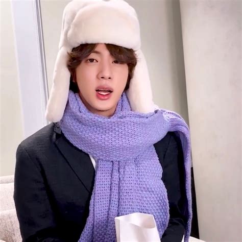 Bts Community Posts Dear Jin From Army 待ってました 11月の ジンさん ボラへカラーの ふわふわ