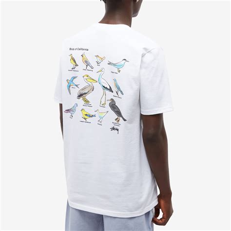 Stussy California Birds T-Shirt White | END.