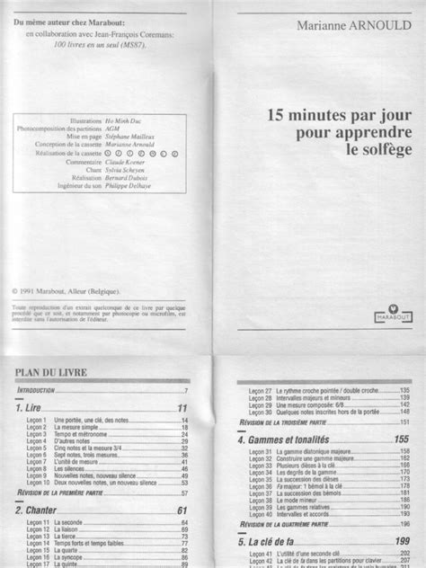 Pdf Minutes Par Jour Pour Apprendre Le Solf Ge M Arnould