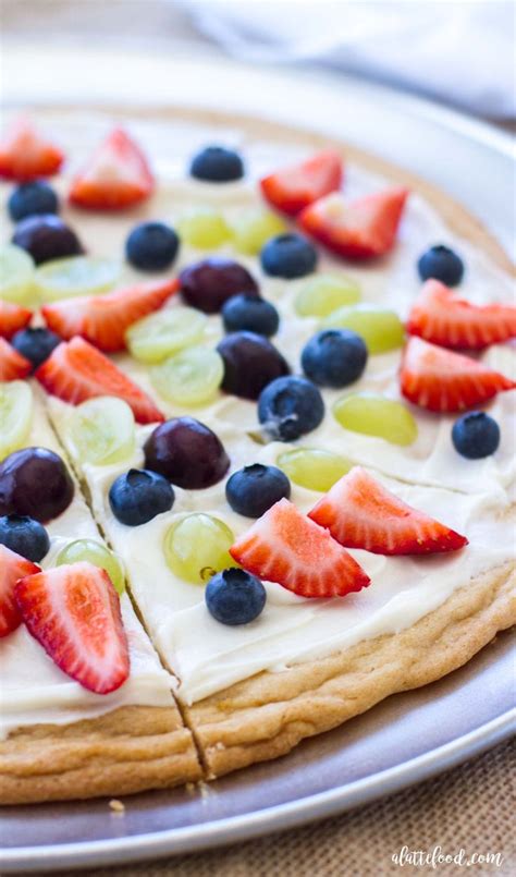 This Easy Lemon Sugar Cookie Fruit Pizza Is Made With A Cookie Mix