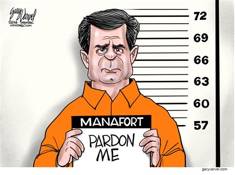 Political cartoon U.S. Paul Manafort pardon Trump jail obstruction ...