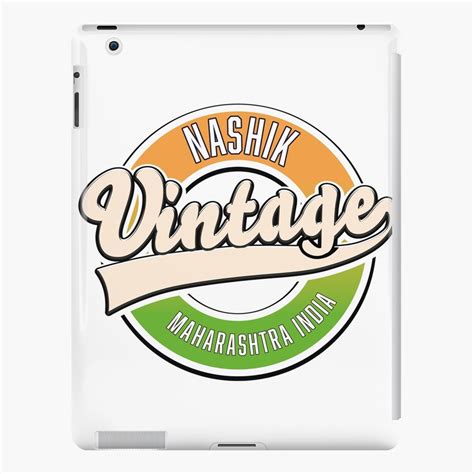 "Nashik Maharashtra India vintage logo." iPad Case & Skin for Sale by vectorwebstore | Redbubble