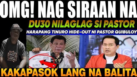 MATINDI TO FPRRD HARAPANG NILAG LAG PASTOR QUIBULOY NA SHOCKED LUGAR