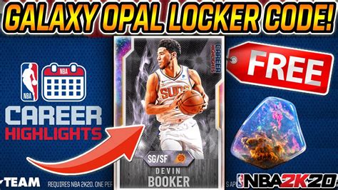 A Free Galaxy Opal Devin Booker Nba K Galaxy Opal Locker Code Nba