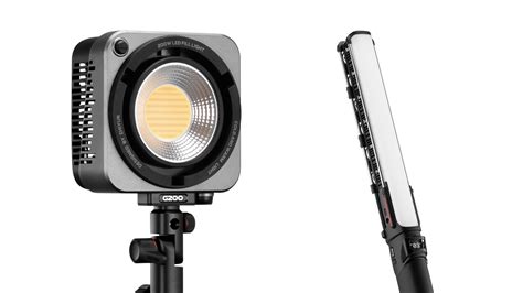 Zhiyun Molus G Cob Led Spotlight And Fiveray V Light Wand