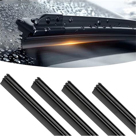 Pcs Car Windshield Wiper Blade Strips Diy Silicone Car Frameless