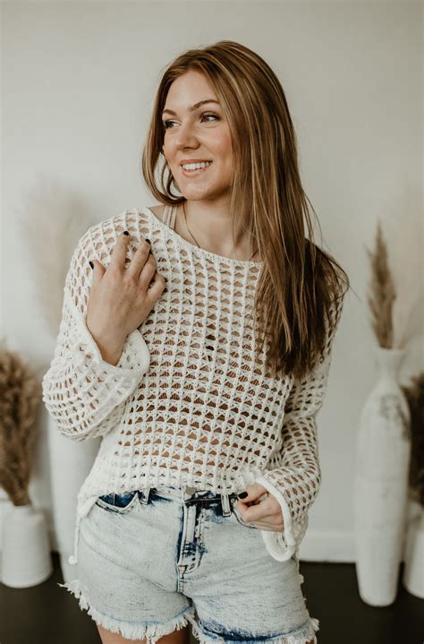 Lainey Oversized Crochet Pullover Dani Morgans
