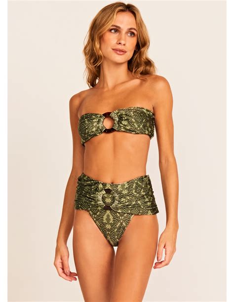 Bikini Tops Top Bikini Onca Green Snake Brand Triya