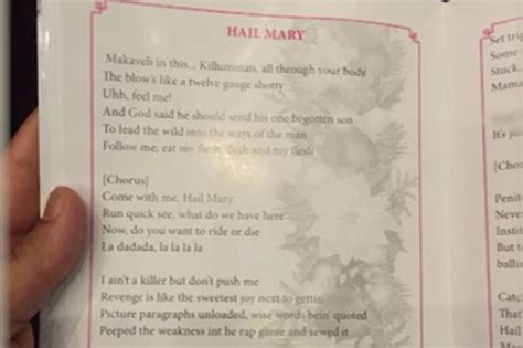 Watch: Tupac's 'Hail Mary' printed in program for Sri Lanka Christmas service - UPI.com