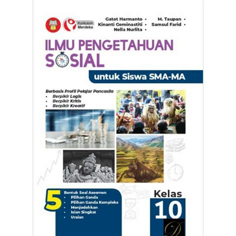 Jual BUKU ILMU PENGETAHUAN SOSIAL IPS SMA MA KELAS 10 KURIKULUM MERDEKA