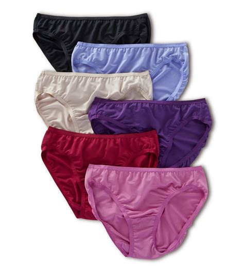 Women S Fruit Of The Loom 6DMFBI1 Microfiber Assorted Bikini Panty 6